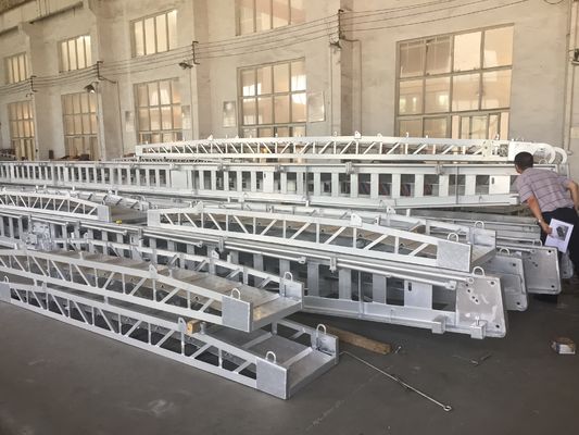 China Aluminiumaanpassing Marine Boarding Ladder 58 Stappen leverancier