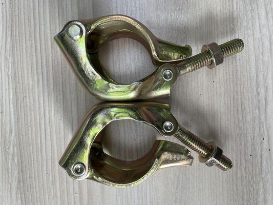 China 48 mm diameter gietijzeren corrosiebestendig buisclamper draaikoppeling voor steigers leverancier