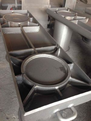 Carbon Steel Marine Bollards met 500 ton SWL en aangepaste kleur voor aanlegtoepassingen leverancier