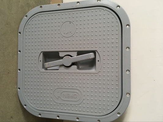ABS-klasse Goedgekeurde snelle opening Custom Oval Flush Type Aluminium Marine Manhole Cover leverancier