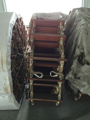 SOLAS-gecertificeerde scheepsladder met rubberen trappen en aangepaste lengteopties leverancier