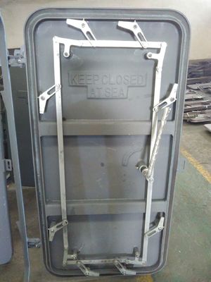 Zee-weerdichte deur met een enkel handvat, snel open in zeestaal, afmetingen 1200×600--1800×900 mm leverancier