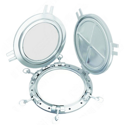 Aanpasbare stormdekking Scharnieren Ronde Marine Windows Side Scuttle Side Hole leverancier