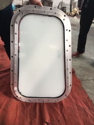 Rectangular A60 CCS, ABS,DNV,BV gecertificeerde staal/aluminium/roestvrij staal maritieme ramen leverancier
