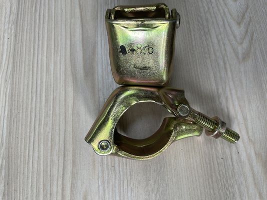 48 mm diameter gietijzeren corrosiebestendig buisclamper draaikoppeling voor steigers leverancier