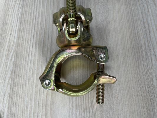 48 mm diameter gietijzeren corrosiebestendig buisclamper draaikoppeling voor steigers leverancier
