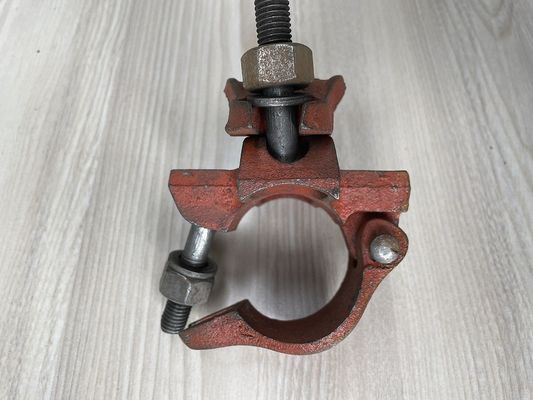 48 mm diameter gietijzeren corrosiebestendig buisclamper draaikoppeling voor steigers leverancier