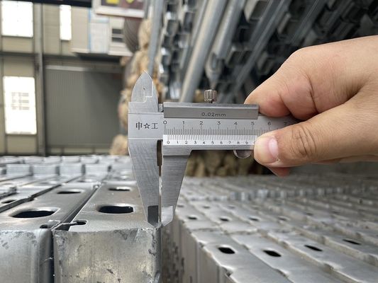 Gegalvaniseerde stalen steigerplank springplank corrosiebestendig aanpasbare grootte leverancier