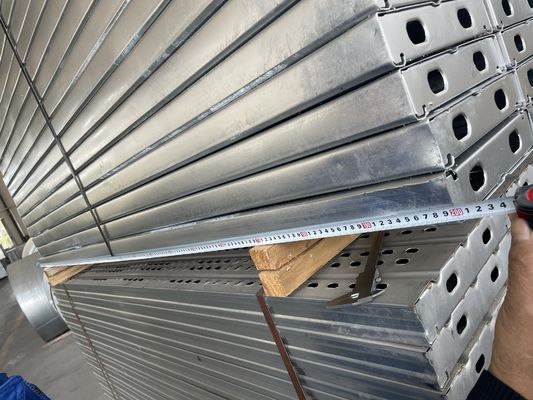 Q235 Q345B Cuplock Steiger Systeem Gangplank met Aanpasbare Afmetingen en Corrosiebestendigheid leverancier