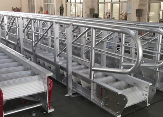 Van het Staalmarine boarding ladder strong bearing van de aluminiumlegering de Ladder van de de Veiligheidsboot