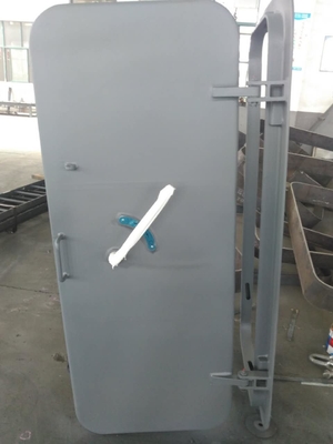Stalen maritieme snelwerkende, weerbestendige toegangsdeur, 1500x700mm